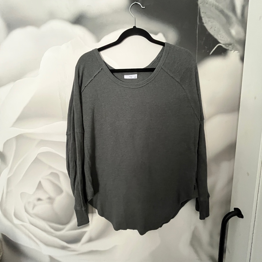 TNA Charcoal Long Sleeve Top